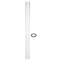 Golden Flame 1-PC Glass Tube Replacement for 4-Sided Tall Pyramid Flame Style Patio Heaters