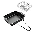 DcYourHome Grill Drip Pan,Grease Collection Pan Holder Drip Tray for Nexgrill 720-0830H 720-0830D 720-0783EH 720-0882A 720-0888 with 10 Pack Aluminum Foil Liner