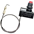 MCAMPAS Propane Electronic Pulse Gas Igniter with 400mm Electrode Ignition Cable Wire for Outdoor Gas Patio Heater