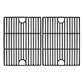 Hongso 17 inch Porcelain Coated Cast Iron Grill Grids Grates for Nexgrill 4 Burner 720-0830H 720-0670A 720-0783E 720-0958A 5 Burner 720-0888N