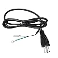 FCCUM Replacement Barbecue Power Cord, Compatible with Traeger Wood Pellet Grills, 6 Feet Smoker Grill Power Cord 12