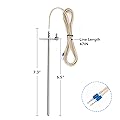 Stanbroil RTD Temperature Probe Sensor Replacement for Traeger Pellet Grills (Except PTG) 