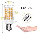 E12 Led 40W Himalayan Salt Lamp Bulbs 120V E12 Candelabra Base