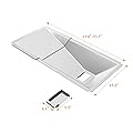 Adjustable Grease Tray with Catch Pan for Nexgrill 720-0830H Gas Grill, Universal Drip Pan Replacement Parts for Nexgrill,Charbroil,Expect Grill,Dyna Glo,Kenmore,BHG and More 3/4/5 Burner Gas Grills 