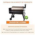 Utheer BAC363 Folding Front Shelf for Traeger 34, Pro 34 Series, Century 885, Texas Pro Elite 34 Grills 