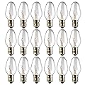 18-Pack 15 Watt Wax Melt Warmer Light Bulbs for Scentsy Plug-in Nightlight Warmer Wax Diffuser and Candle Warmers