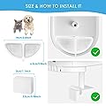 Tomxcute Cat Water Fountain Filters for 3.0L/102oz Pet Fountain
