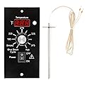 Grisun Replacement for Traeger Digital Controller kit, for Traeger Pellet Wood Pellet Grills, Replacement Parts Replace for BAC236, with 7" RTD Temperature Sensor 