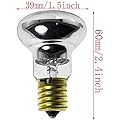 Magic&shell R39 Reflector Type 120V 30W R39 E17 Replacement Light Bulb Lava Lamp