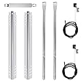 TAILGRILLER Stainless Steel Grill Part Kit for Charbroil 463625219 463673519, Replacement for Char-Broil 4 Burner 463347418 463376017 463347017 Liquid Propane Grills 