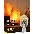 UNILAMP Salt Lamp Bulbs, Dimmable Brightness Light Bulbs, 25 Watt E12 Small Base