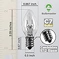 BULBMASTER 7 Watt Replacement Flea Trap Light Bulbs 