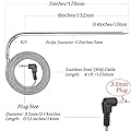 Replacement Meat Probe for Pit Boss Pellet Grills and Pellet Smokers. 3.5mm Plug 