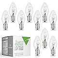 Bulbmaster 15 Watts C7 Replacement Light Bulbs for Warmers and Wax Diffusers, Candelabra E12 Base 