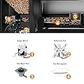 BBQ-PLUS Auger Motor, Grill Induction Fan, Fire Burn Pot and Hot Rod Ignitor Kit Replacement for Traeger Wood Pellet Grill with Screws and Fuse 