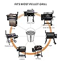 Stanbroil Grill Grease Drip Bucket with 10-Pack Disposable Foil Liners for Camp Chef PG24-11