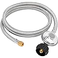 SHINESTAR 6Ft Propane Regulator and Hose for Blackstone 28"/36" Griddle