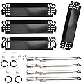 Grill Replacement Parts for Nexgrill 720-0830H, 720-0864, 720-0864M Gas Grills, 4 Pack Grill Burners, Heat Plates Shield and Igniter 
