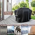 QuliMetal Grill Cover for Camp Chef 24 Pellet Grills, Model DLX 24, SmokePro 24, PG24, PG24LS, PG24S, PG24SE, PG24LTD, PG24XT, SG24, SmokePro DLX, Woodwind 24 Pellet Grills, Full Length Anti-UV 600D 