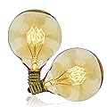 Vintage Edison Bulbs, G50 Globe, 40w, E12 Base Compatible With Scentsy