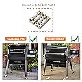 brati 4-Pack Pellet Grill Fuse Replacement for Weber smokefire ex4/ex6 Wood Fired Pellet Grill