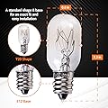 BlueStars E12 T20 Incandescent Bulbs Salt Lamp 120V 25W for Himalayan Salt Lamps & Baskets