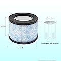 Lhari 2-Pack H13 MA-01CW True HEPA Filter Replacement