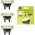 Philips OneBlade 360 flex blade, 3 pack